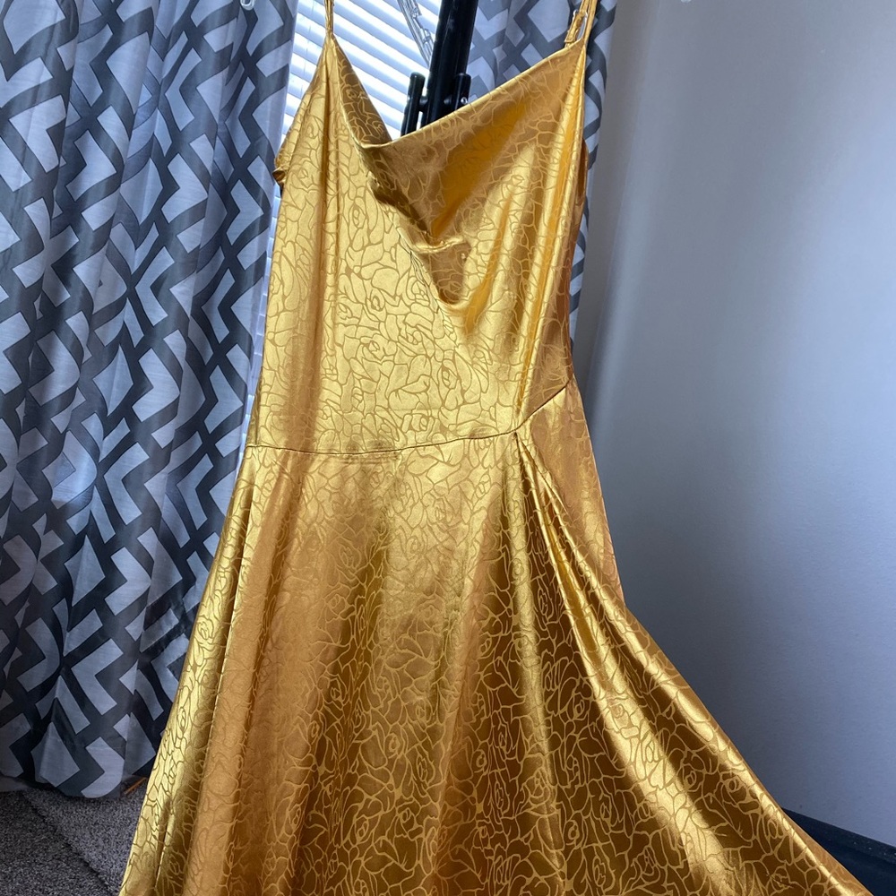 Golden Nasty Gal dress